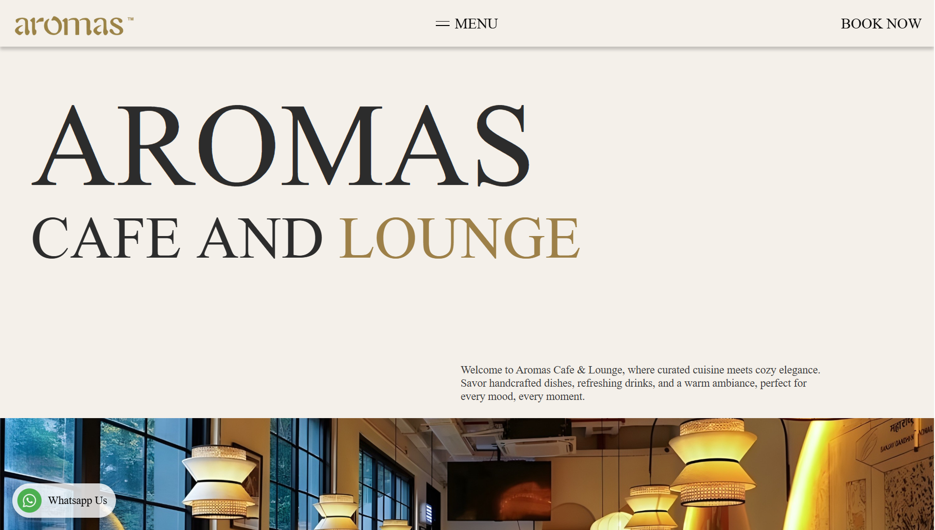 aromascafeandlounge.com preview